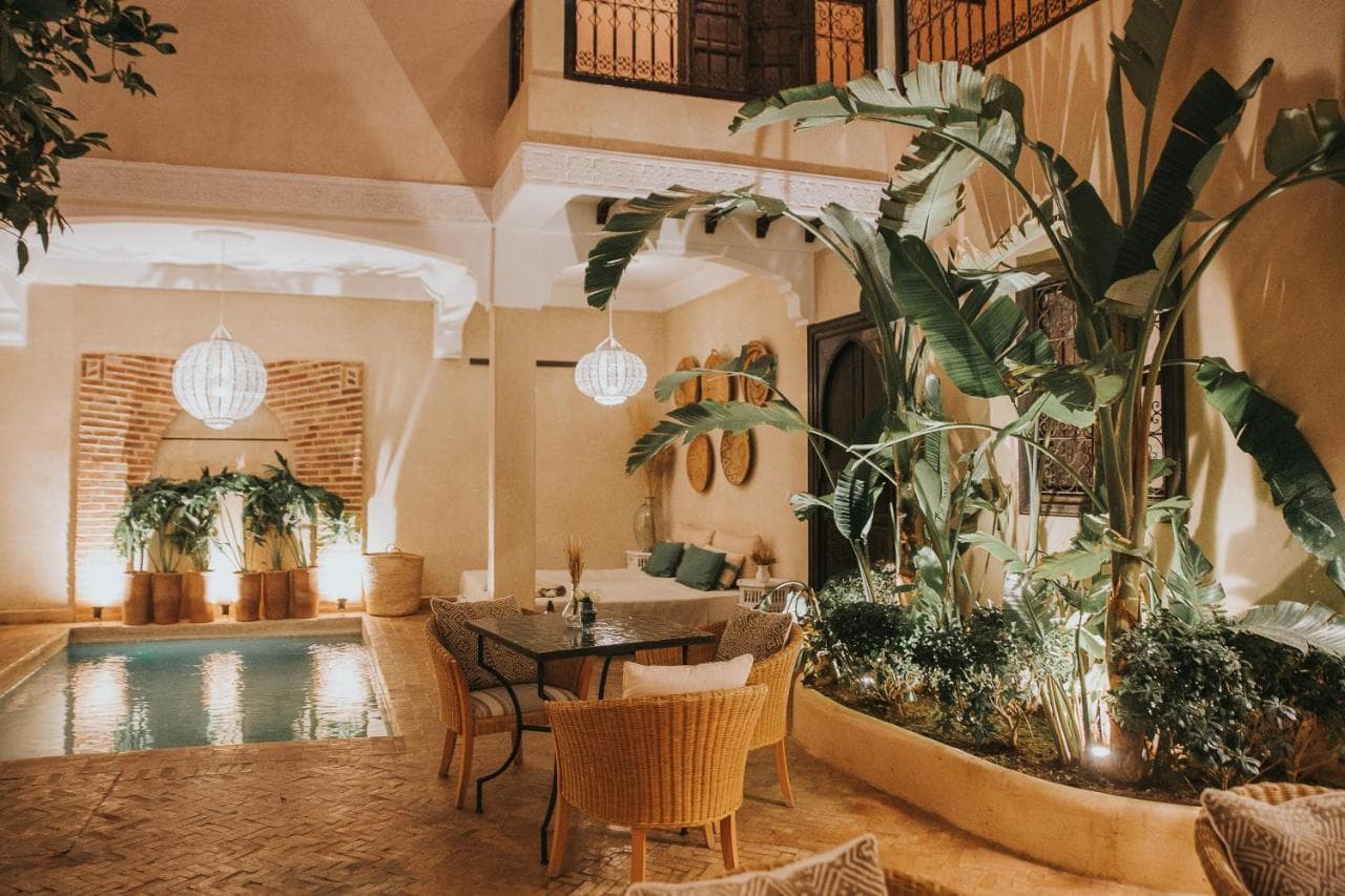 Riad l'Oiseau du Paradis main view