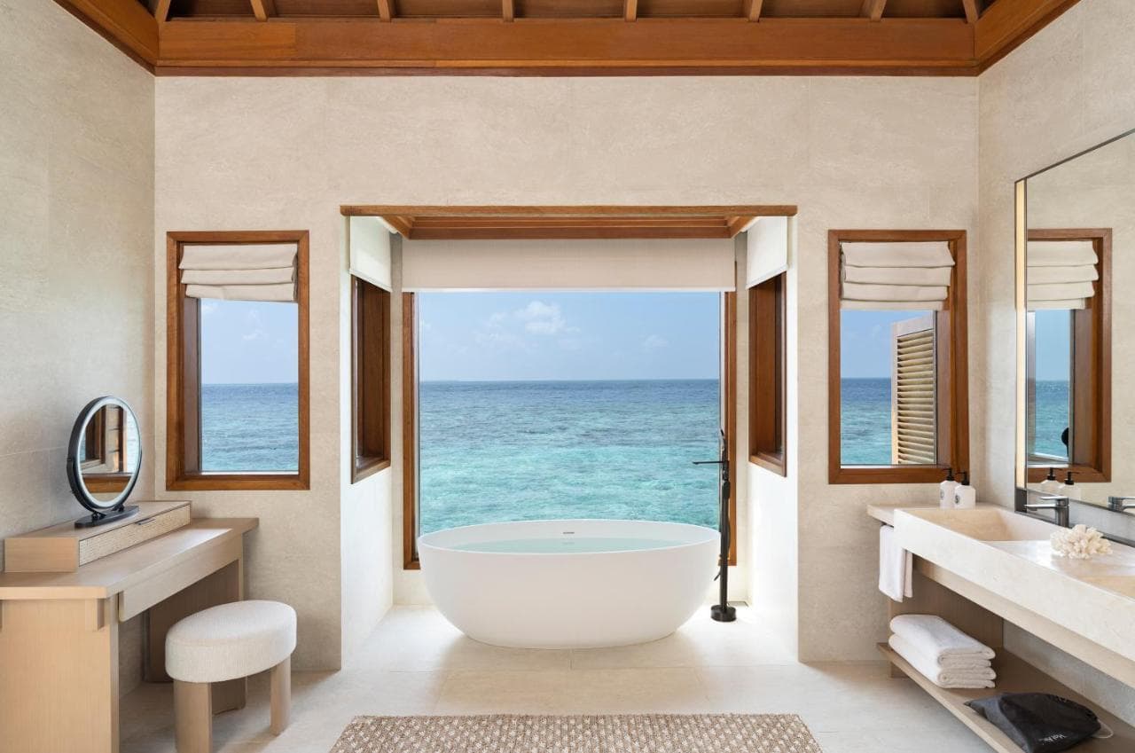 Huvafen Fushi Maldives view 3