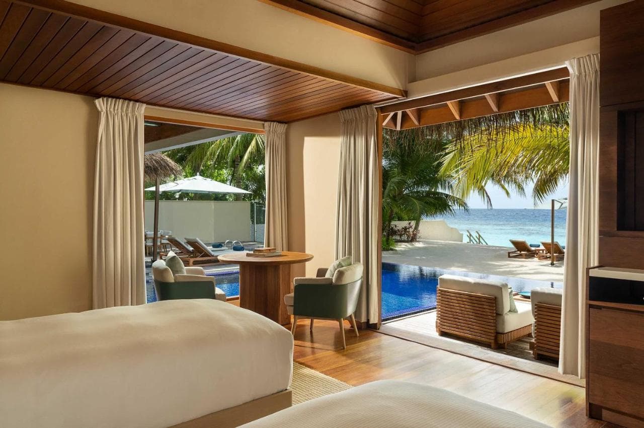 Huvafen Fushi Maldives view 2